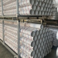 生产厂家供应 UPVC管材 PVC落水管 厂家专业生产白色**雨水管材 PVC排水管材 可定制